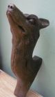 19thc Black Forest Oak Carved Fox Head Corbel C.  1870 (2) Corbels photo 1