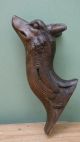 19thc Black Forest Oak Carved Fox Head Corbel C.  1870 (2) Corbels photo 2