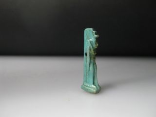Jff - An Ancient Egyptian Faience Isis Amulet photo