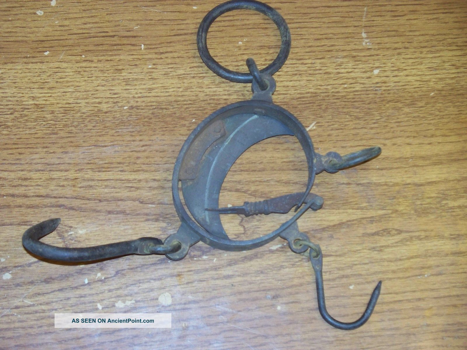 Antique Henry Boker Buffalo Fur Hide Meat German Scale Tool Trapping Trade Scales photo
