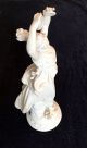 Antique Volkstedt - Lovely White Bisque Calypso Dancer Figurines photo 2
