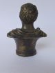 Bronze Bust Heraclitus Figure Sculpture Greek Philosopher And Scientist Metalware photo 2