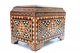 19th Century Syrian Inlaid Wooden Treasure Chest Boxes photo 5