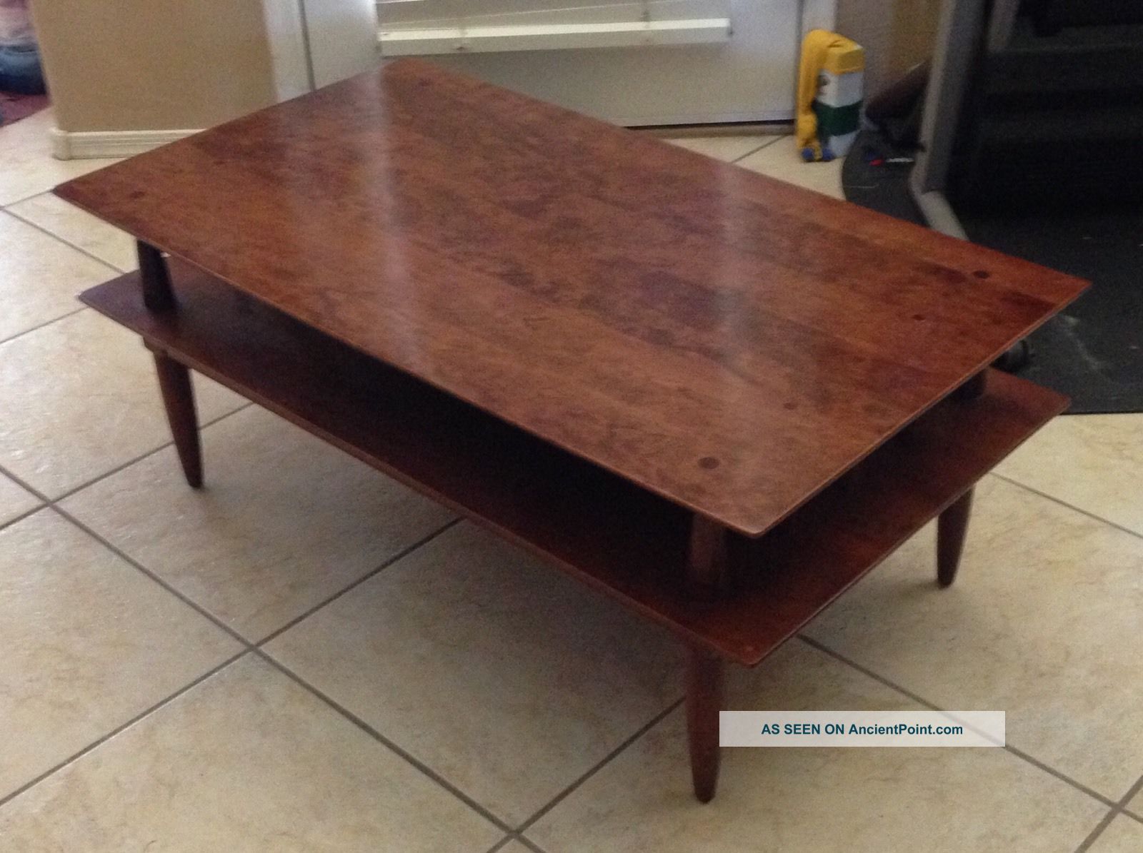 Willett Mid - Century Cherry Wood Coffee Side Table Mid-Century Modernism photo