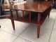 Willett Mid - Century Cherry Wood Coffee Side Table Mid-Century Modernism photo 2