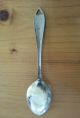 Rare Old Antique President Washington Sterling Teaspoon Spoon Can Hang On Nail Flatware & Silverware photo 3