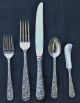Kirk Stieff Repousse Sterling 5 Pc Setting 9 3/4 