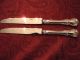 2 - Towle Old Master Sterling Silver Hh Dinner Knives 8 7/8 