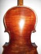 Vintage Old Antique 2 Pc Curly Maple Back Full Size Violin - String photo 2