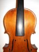Vintage Old Antique 2 Pc Curly Maple Back Full Size Violin - String photo 4