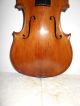 Vintage Old Antique 2 Pc Curly Maple Back Full Size Violin - String photo 5