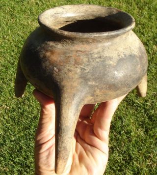 Caddo Tri - Leg Pot: Rare,  Red River,  Miller County,  Arkansas Circa 900 A.  D. photo