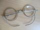 43 Old Antique Round Lens Reading Glasses Eyeglasses With Case Other Antiquities photo 5