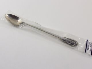 Wallace Grand Baroque Sterling Silver Five O ' Clock Spoon In Package photo