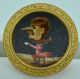 Victorian Hand Painted Pipe Man Buttons Buttons photo 2