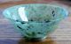 Antique Chinese Carved Green Spinach Jade 4 1/8 