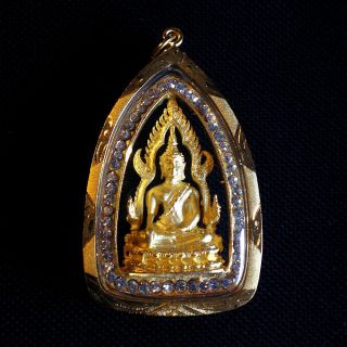 Thai Amulets Phra Buddha Chinnarat Figurine Magic Charm Protect Luck Success D01 photo