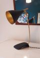 1950s Retro Vintage Stilnovo Black Desk Lamp Kalff Eames Arteluce Arredoluce Mid-Century Modernism photo 4