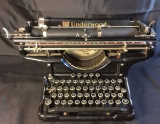 Vintage Underwood Model 6 14 