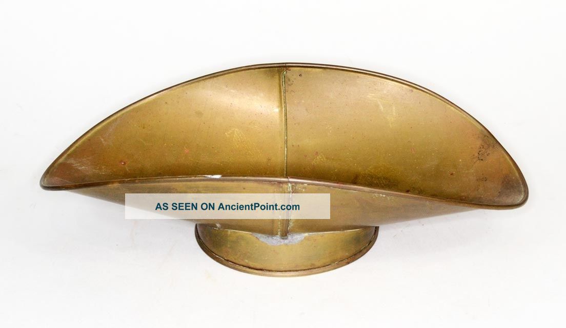 Scale Weight Brass Bucket Pan Metal Candy Hardware Grain Antique Scales photo