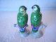 Vintage Lovebird Parrot Bird Pair Royal Porcelain Figurines Kpm Bavaria Germany Figurines photo 3