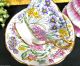 Hammersley Tea Cup And Saucer Floral Painted Chintz Pattern Quatrefoil Shape Cups & Saucers photo 7