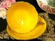 Paragon Tea Cup And Saucer Yellow Base Teacup Pattern Gold Gilt Cups & Saucers photo 4