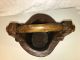 Antique Primitive Wood Water Bucket Pail Well Solid Wood All Around Primitives photo 3