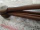 Antique Opium Wooden Scale Asian 19th Century With Buffalo Bone Beam Primitives photo 1