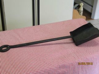 Vintage Wrought Iron Hand Forged Shovel - Fireplace Hearth Tool photo