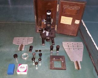 Vintage American Optical Spencer Buffalo Microscope photo