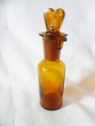 Antique Drip By Drop Chloroform Anesthesia Apothecary Amber Glass Bottles C1890 photo