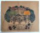 Antique 19th C Folk Art Theorem Painting Fruit Bowl Primitives photo 1