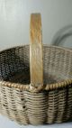 Antique Primitive Shaker Basket Hand Woven Primitives photo 1
