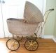 Lloyd Loom Baby Doll Buggy Carriage Pram Stroller Wicker Antique Vintage Baby Carriages & Buggies photo 1