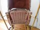 Lloyd Loom Baby Doll Buggy Carriage Pram Stroller Wicker Antique Vintage Baby Carriages & Buggies photo 4