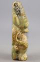 Antique Chinese Hongshan Jade Carved Jade Beast Statue Height 15.  5cm A876 Other Antique Chinese Statues photo 5