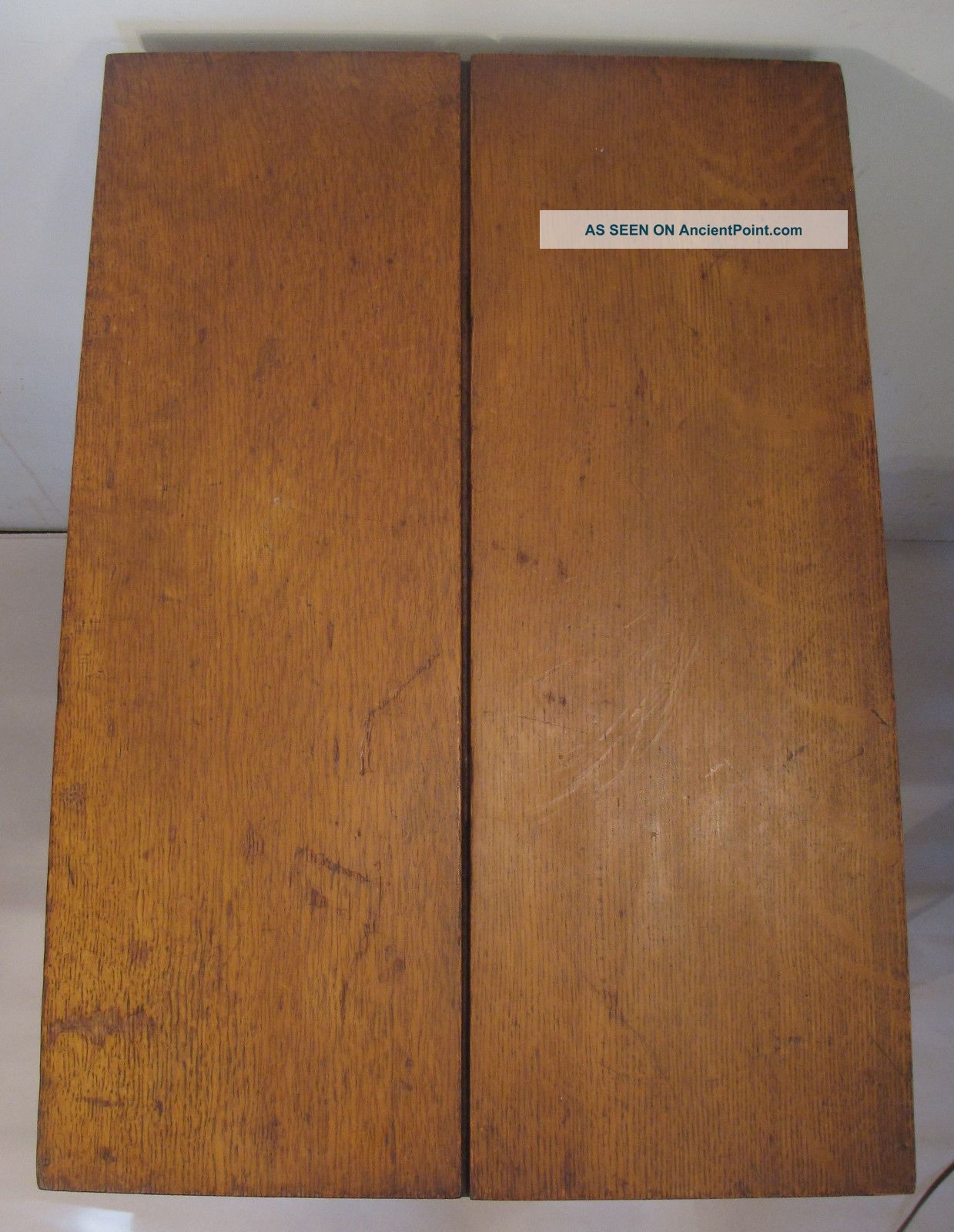 Antique Weis Top Opening Standing Quartered Oak File Cabinet 1900-1950 photo