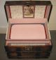 Antique Steamer Trunk Vintage Victorian Dome Top Brides Style Stagecoach Chest 1800-1899 photo 5