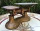 Vintage Counter - Top Cast Iron Scale & Pan Subdued Gold - Colored C.  Early 1900 ' S Scales photo 3