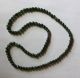 100 Natural Untreated Grade A Oily Green Jade Bead Necklace 20 