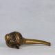 Oriental Vintage Brass Handwork Usable Smoking Tool Pipe Csy356 Other Chinese Antiques photo 1