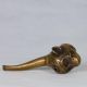 Oriental Vintage Brass Handwork Usable Smoking Tool Pipe Csy356 Other Chinese Antiques photo 2