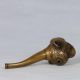Oriental Vintage Brass Handwork Usable Smoking Tool Pipe Csy356 Other Chinese Antiques photo 3