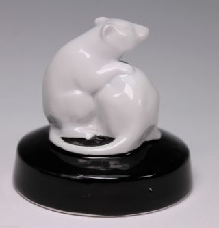 Rare Fraureuth Porcelain Rat Mouse Porcelain Animal Figurine photo