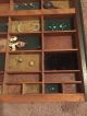 Older Vintage Type Tray Printers Drawer Shadow Box,  89 Sections Trays photo 1