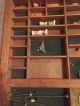 Older Vintage Type Tray Printers Drawer Shadow Box,  89 Sections Trays photo 3