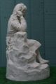 19thc Parian Seated Figurine Titled: The Secret Of The Sea C1880s Figurines photo 3