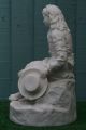 19thc Parian Seated Figurine Titled: The Secret Of The Sea C1880s Figurines photo 5