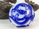 Eximious Chinese Two Dragon Carved Peking Overlay Glass Snuff Bottle Snuff Bottles photo 4